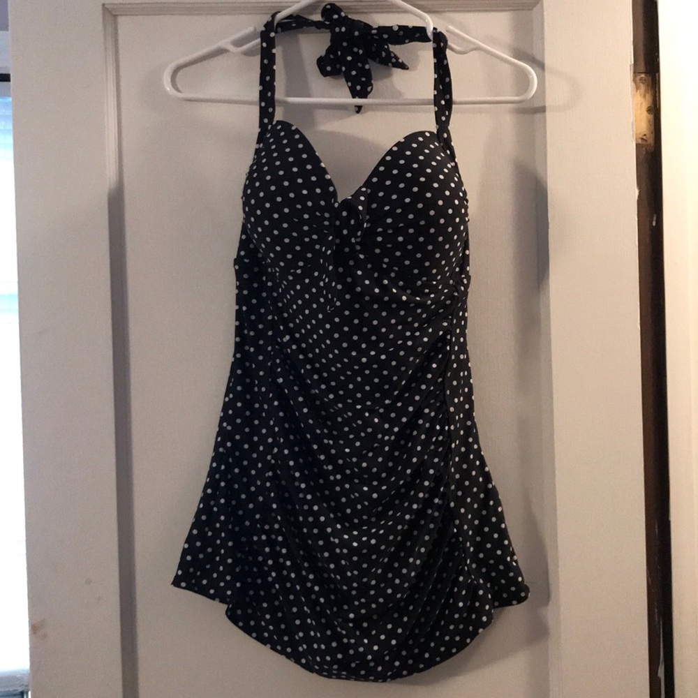 Merona Polka Dot 1950s style bathing suit
